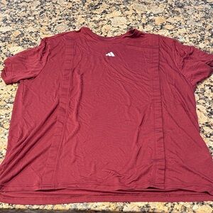 Adidas Maternity Nursing Burgundy  Tee